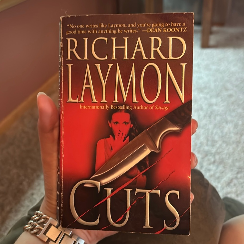USED BOOK - “CUTS” by Richard Laymon (adult, crime, thriller)